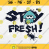 Nintendo Splatoon Stay Fresh Squid Ink Svg Png