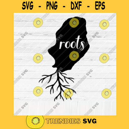 Niue Roots SVG File Home Native Map Vector SVG Design for Cutting Machine Cut Files for Cricut Silhouette Png Pdf Eps Dxf SVG