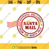North Pole Mail Express Post Cuttable Design SVG PNG DXF eps Designs Cameo File Silhouette Design 182