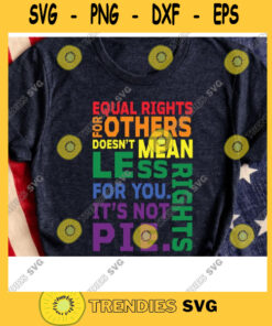 Not A Pie Equality Gay LGBTQ Support LGBT Rights Pride Gift For Ally Matching LGBT Svg Lgbt Pride Svg Cricut Design Digital Cut Files