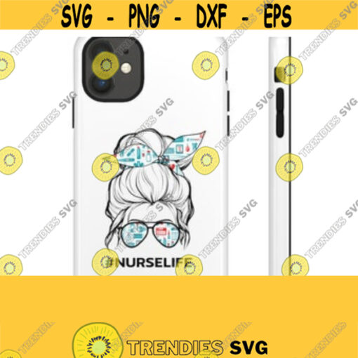 Nurse Life Phone Case iPhone Case Google Pixel Shell Samsung Galaxy Cover Trendy Tough Protective Hard Case Mint Design 27