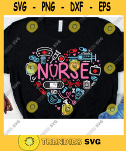 Nurse Love Heart Appreciation Nursing Life Svg Clinical Svg Medical Stuff Svg Emergency Workers Gifts Funny Nurses School