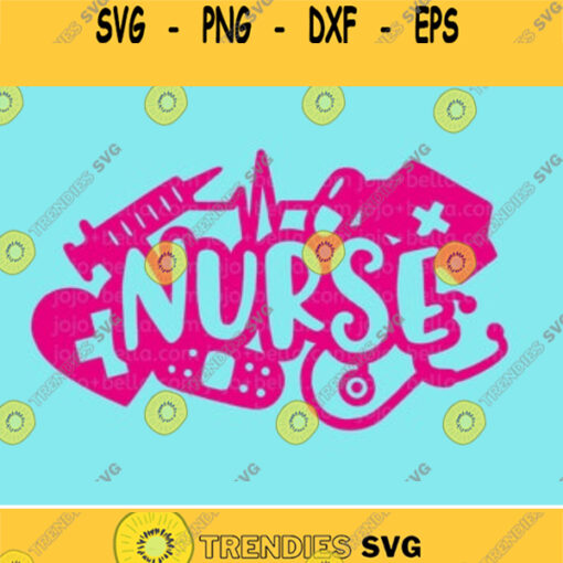 Nurse SVG Nurse Appreciation Svg Nurse SVG Svg File Cricut Cameo Silhouette Nurse File Nursing Svg Virus Svg hero svg Design 215