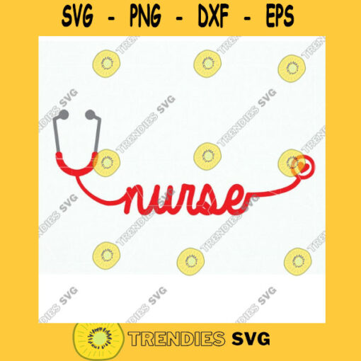 Nurse SVG Word Art Svg Nurse. Stethoscope Svg Stethoscope Nurse Vector. Love Nurse SVG SVGs Cricut Cut File Silhouette File
