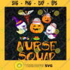 Nurse Squad Pumpkin Halloween SVG Nurse Squad Svg Boo Halloween Svg Pumpkin Svg