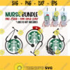 Nurse Starbucks Bundle svg Stethoscope Starbucks Cup svg Nurse Life Starbucks Logo Cold Cup svg for Cricut