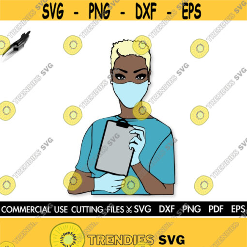 Nurse Svg Nurse SVG Nurse Life Svg Nursery Svg Nursing Svg Afro Svg Nurse Clipart Nurse Png Cut File Silhouette Cricut Design 322
