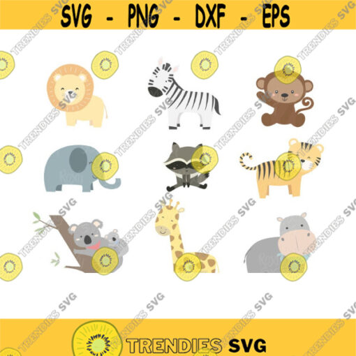 Nursery Animals SVG Woodland Nursery Safari Nursery svg Woodland animals svg Nursery SVG