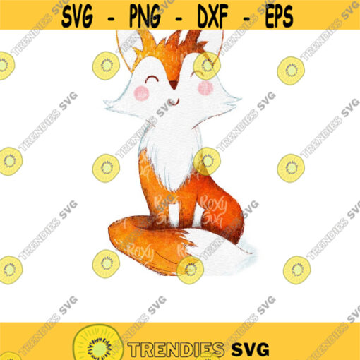 Nursery fox png Fox PNG Watercolor Fox png Woodland Fox PNG Fox Sublimation Design Printable Fox Woodland Nursery Fox png