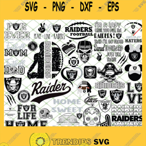 Oakland Raiders NFL SVG Bundle 1
