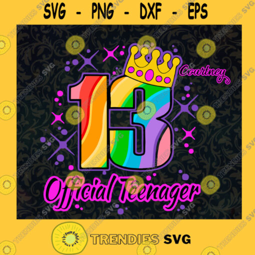 Offical Teenager Happy Birthday SVG Idea for Perfect Gift Gift for Everyone Digital Files Cut Files For Cricut Instant Download Vector Download Print Files
