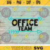 Office Team svg png jpeg dxf cut file Commercial Use SVG Back to School Faculty Squad Group Gift Elementary Doctor Dentist Admin 816