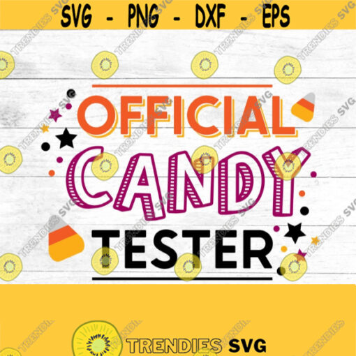 Official candy tester SVG Design 200