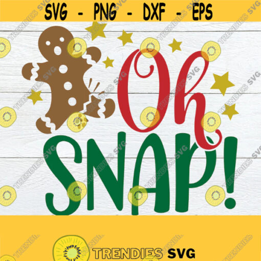 Oh Snap Christmas svg Broken Gingerbread Man svg Gingerbread Cut File Oh Snap Gingerbread Kids ChristmasCut FIleSVGInstant Download Design 1694