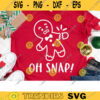 Oh Snap Gingerbread Svg Png Broken Gingerbread Man Cookie Funny Christmas Boy Shirt Design Svg Png Dxf Cut File Cricut Silhouette copy
