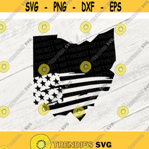 Ohio SVG Files Digital Download Ohio Flag SVG SVG File for Cricut Distressed Flag svg Ohio Cut File Cricut Downloads