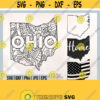 Ohio State SVG Bundle Ohio State Cut Files Ohio State Decor Ohio Clipart For Cricut png