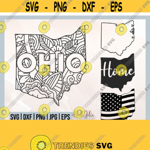 Ohio State SVG Bundle Ohio State Cut Files Ohio State Decor Ohio Clipart For Cricut png