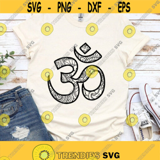 Om Symbol Mandala Svg Yoga Shirts Svg Design Om Symbol Svg Files For Cricut Yoga Symbol Svg Meditation Svg Png Eps Dxf Instant Download Design 318