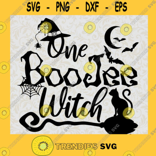 One Boojee Witch Svg Ghost Svg Halloween Svg Family Svg Pumpkin Svg Kids Halloween Svg