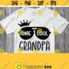 One Cool Grandpa Svg Grandfather Shirt Svg Cut File Birthday Granddad Svg Grampa of Birthday Boy Pawpaw of Birthday Girl Cricut Silhouette Design 530