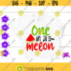 One In A Melon SVG Watermelon Birthday Party Melon Party 1st Birthday Party Watermelon Decor Melon Birthday Summer Birthday Sweet Summer Design 235