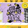 One Spooky Nurse Svg Halloween Svg Halloween Nurse Svg Witch Nurse Svg Cut Files svg eps dxf png Design 547 .jpg