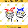 Ostrich Bandana Cuttable Design SVG PNG DXF eps Designs Cameo File Silhouette Design 901