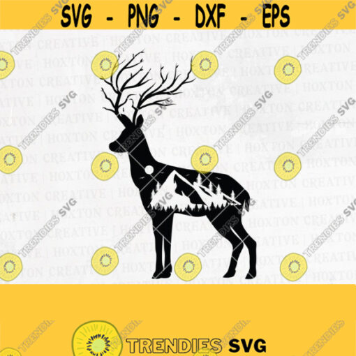 Outdoor Deer Svg Deer Clipart Outdoor Svg Deer Svg Outdoor Design Deer Design Funny Deer Svg Cutting FilesDesign 306