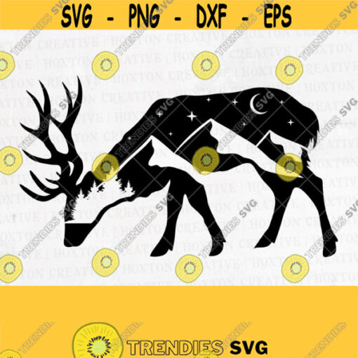 Outdoor Deer Svg Deer Svg Outdoor Design Deer Clipart Outdoor Svg Cutting FilesDesign 655