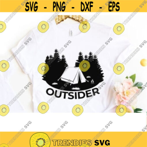 Outsider png sublimation design shirt Camping sublimation design downloads PNG file