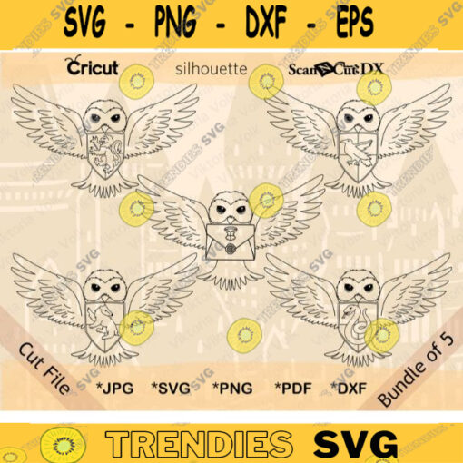 Owl School Houses Shields svg png jpg pdf psd Lion Line Art Badger Cricut Raven Outline Snake Digital Download