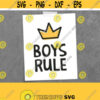 PRINTABLE Boys Rule Poster. Boy Room Wall Art Siblings Bedroom Decor Boys Rule Sign Child Playroom Kids Quotes Digital Prints Download Design 209