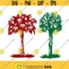 Palm Tree Charleston Cuttable Design SVG PNG DXF eps Designs Cameo File Silhouette Design 1340