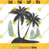 Palm tree svg palm leaf svg summer svg png dxf Cutting files Cricut Cute svg designs Design 329