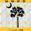Palmetto Moon Logo 3 svg png ai eps and dxf file types Can be used for decals printing t shirts CNC and more Design 2