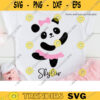 Panda with Tutu Svg Dancing Panda Svg Girl Panda Ballerina Ballet Dancer Cute Baby Panda SVG DXF PNG Clipart Cut Files for Cricut copy