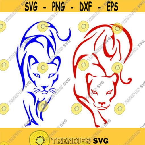 Panther Girl Cat Female Face Animal Cuttable Design SVG PNG DXF eps Designs Cameo File Silhouette Design 961