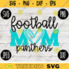 Panthers Football Mom SVG Team Spirit Heart Sport png jpeg dxf Commercial Use Vinyl Cut File Mom Dad Fall School Pride Cheerleader Mom 1761