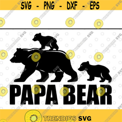 Papa Bear Funny Fathers Day svg files for cricutDesign 206 .jpg