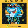 Papa shark svg grandpa shark svg DXF SVG PDF digital download grandfather svg svg files for cricut grandpa shark