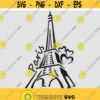 Paris France Love Tour Eiffel Tower SVG PNG EPS File For Cricut Silhouette Cut Files Vector Digital File