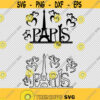 Paris France Love Tour Eiffel Tower SVG PNG EPS File For Cricut Silhouette Cut Files Vector Digital File Design 24