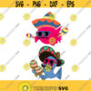 Party Fish Hat Fiesta Cuttable Design SVG PNG DXF eps Designs Cameo File Silhouette Design 1973