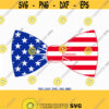 Patriotic Bow tie svg Fourth of July SVG 4th of July Svg Patriotic SVG America Svg Cricut Silhouette Cut File svg dxf eps Design 599