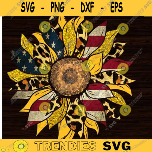 Patriotic Design US Flag Sunflower Leopard Sunflower Sunflower American Flag png Sublimation Designs Sublimation American Flag US Flag Sunflower png Cheetah Sunflower 4th of july copy