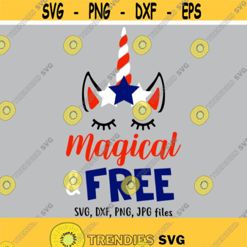 Patriotic Unicorn SVG Independence day svg Quote Cut File Shirt design svg 4th of July svg Freedom svg file Cricut Silhouette Cut file Design 476