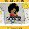 Patriots Girl Svg Football Girl Svg Afro Woman Svg Layered Cut File Svg Dxf Eps Png Design 692 .jpg