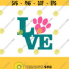 Paw Love SVG Studio3psepspdf Cutting Files for Electronic Cutting Machines