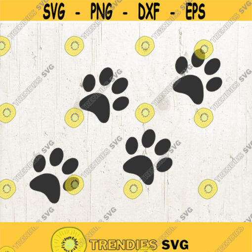 Paw Print Svg Dog paw Svg cat paw svg animal lover cat lover dog lover svg Cricut Cut Files paw clipart paw print clipart Design 494